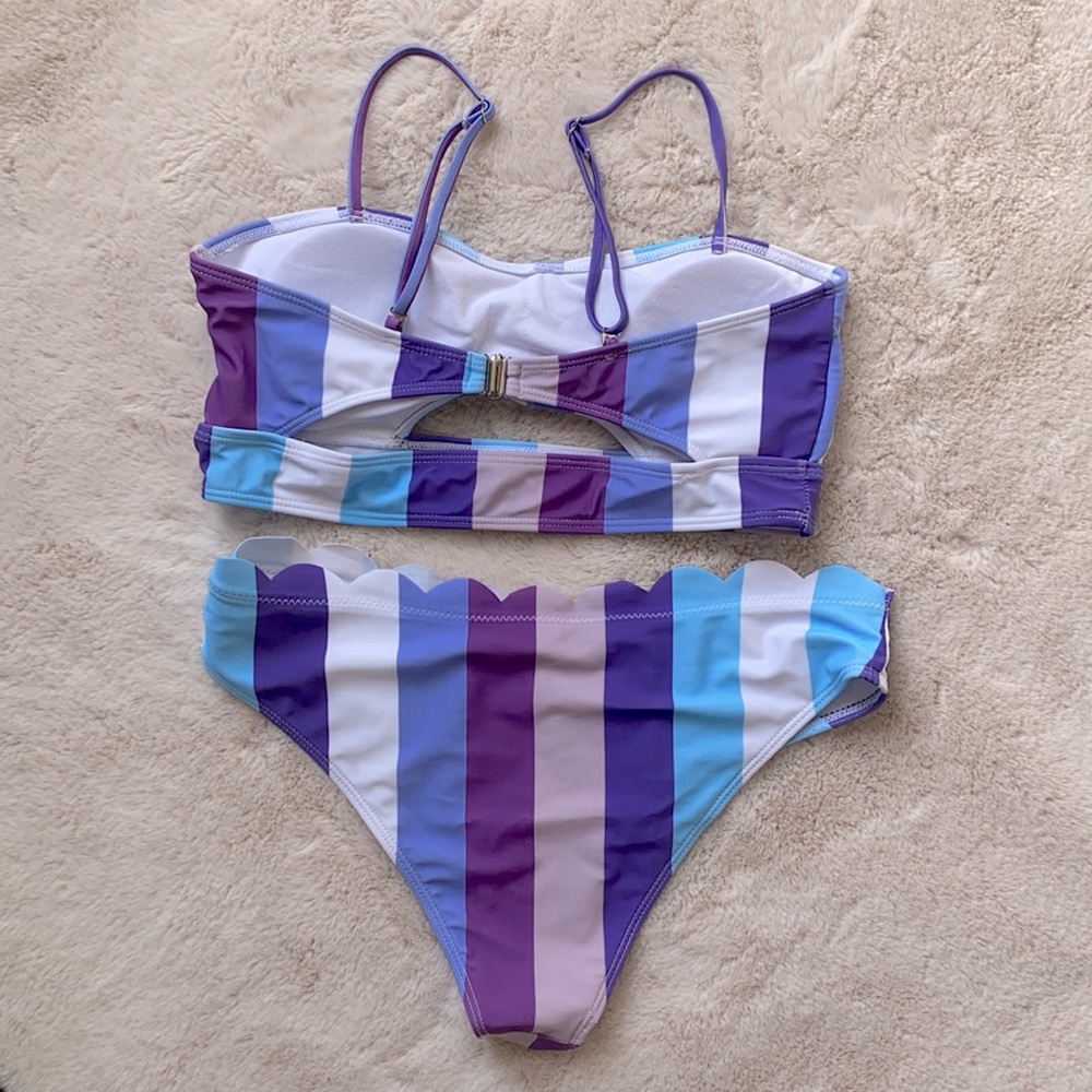 Free w/ Bundle Ruffle Midrise Bikini L - Picture 4 of 8